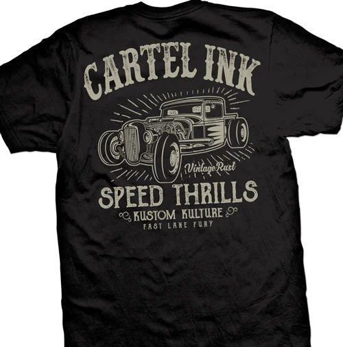 Men's eco - friendly recycled t - shirts for sustainable fashion choicesSpeed Thrills Men's T-Shirt Men's eco - friendly recycled t - shirts for sustainable fashion choicesSpeed Thrills Men's T-Shirt