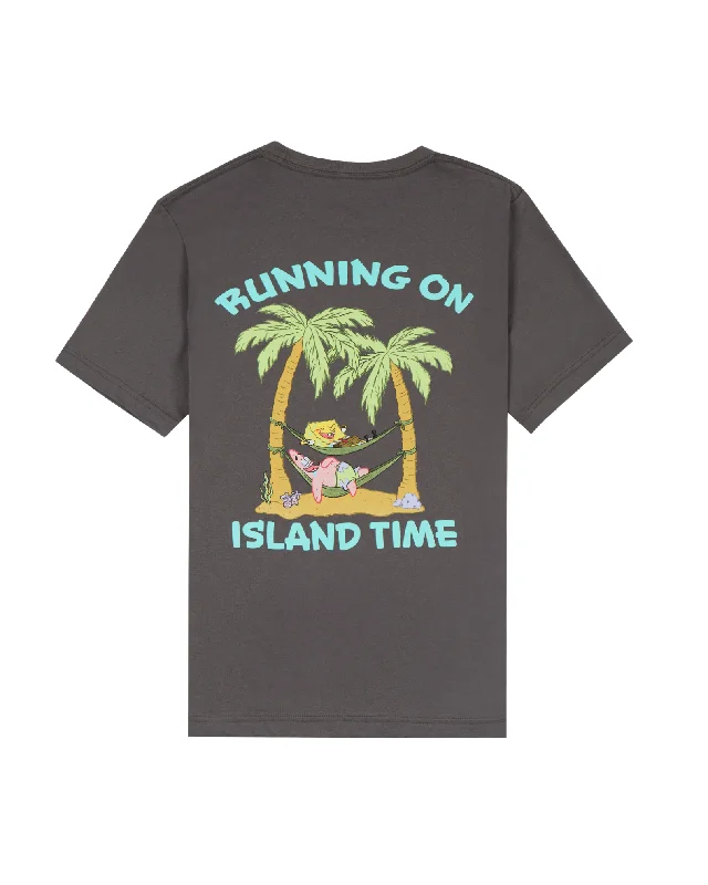 Men's button - front t - shirts with a unique artistic printSpongeBob SquarePants x Jack's "Island Time" S/S Tee Men's button - front t - shirts with a unique artistic printSpongeBob SquarePants x Jack's "Island Time" S/S Tee
