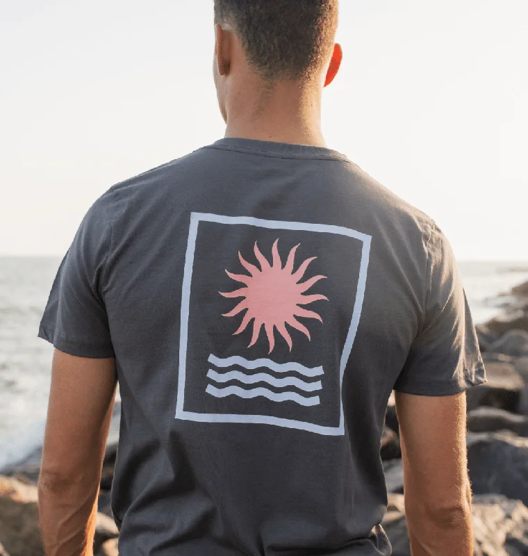 Men's eco - friendly recycled t - shirts for sustainable fashion choicesSun T-Shirt