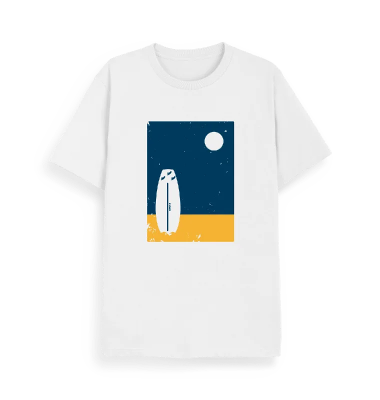 Men's polo t - shirts with a contrast collar for a preppy lookSurfboard T-Shirt