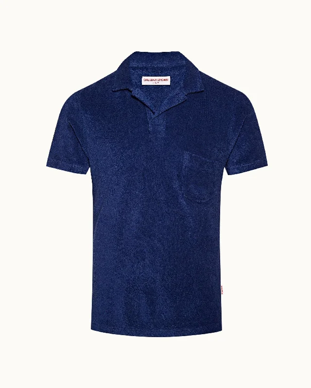 Men's lightweight performance polo shirts for tennis matchesTerry Towelling