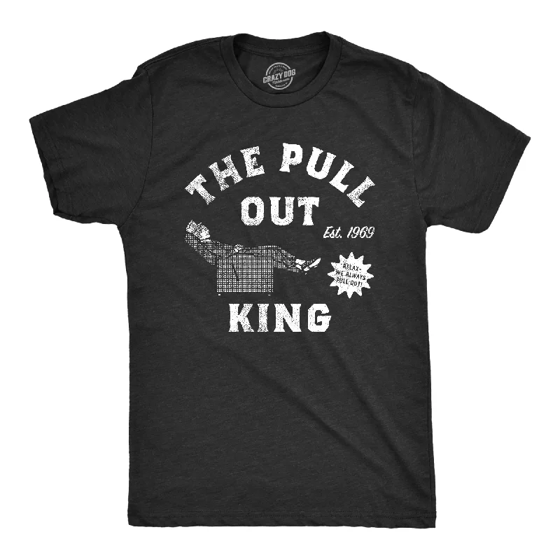 Men's tie - dye t - shirts with a bohemian styleThe Pull Out King Men's T Shirt