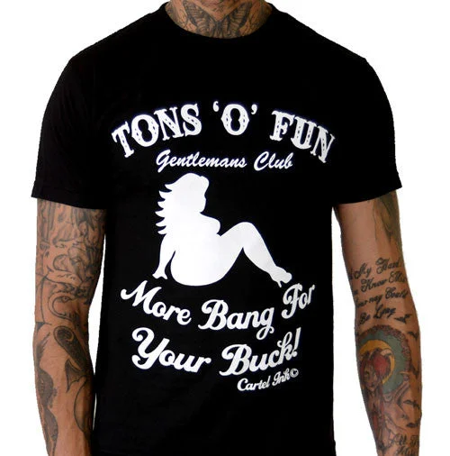 Men's ribbed t - shirts with a textured finish for added styleTons o' Fun Men's T-Shirt Men's ribbed t - shirts with a textured finish for added styleTons o' Fun Men's T-Shirt