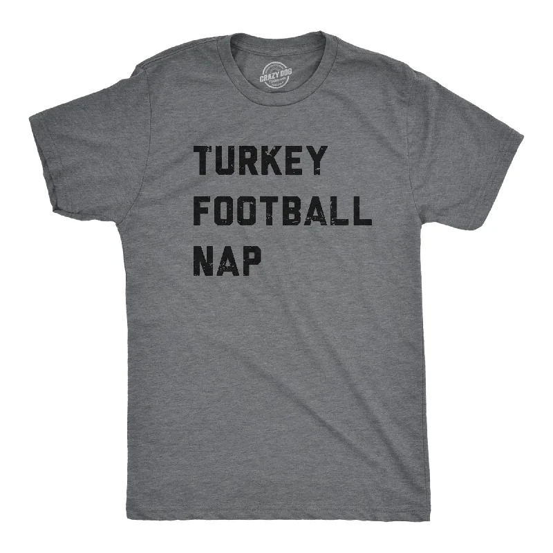 Men's smart - casual checkered t - shirts for semi - formal occasionsTurkey Football Nap Men's T Shirt