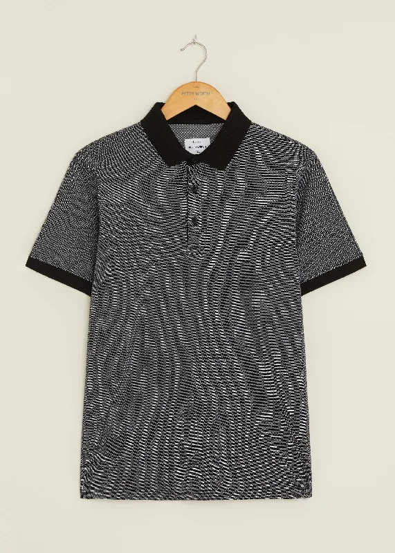 Men's vintage - inspired retro polo shirts with unique patternsUnion Polo Shirt - Black Men's vintage - inspired retro polo shirts with unique patternsUnion Polo Shirt - Black