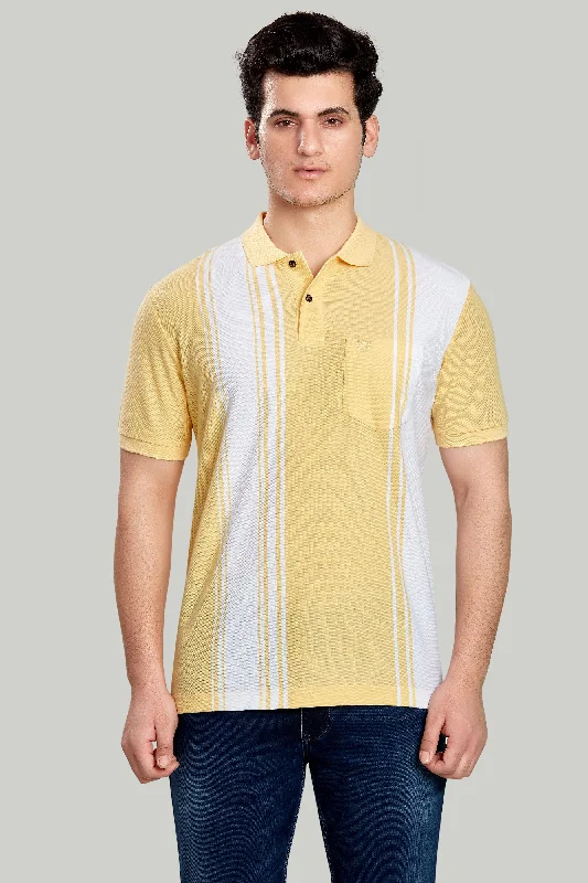 Men's antimicrobial polo shirts for odor - free daily wearVertical Stripes Pique Polo Men's antimicrobial polo shirts for odor - free daily wearVertical Stripes Pique Polo