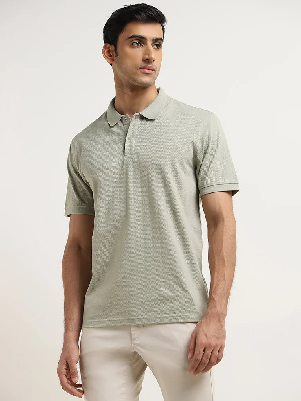 Men's slim fit short sleeve polo shirts with contrast collarsWES Casuals Sage Striped Relaxed-Fit Polo T-Shirt Men's slim fit short sleeve polo shirts with contrast collarsWES Casuals Sage Striped Relaxed-Fit Polo T-Shirt