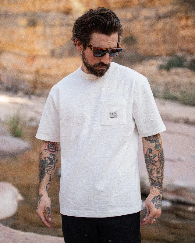 Men's v - neck muscle t - shirts for a body - building aestheticWorkwear Slub Pocket T-shirt - Off White Men's v - neck muscle t - shirts for a body - building aestheticWorkwear Slub Pocket T-shirt - Off White