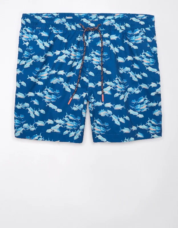 Men's pastel - colored cotton shorts for a spring - friendly outfitAE Fish Flex 5" Swim Trunk Men's pastel - colored cotton shorts for a spring - friendly outfitAE Fish Flex 5" Swim Trunk