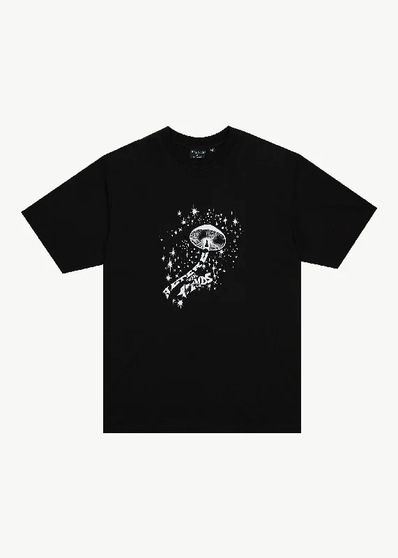 Men's tie - dye t - shirts with a bohemian styleAFENDS Mens Carpet Ride - Retro Fit Tee - Black Men's tie - dye t - shirts with a bohemian styleAFENDS Mens Carpet Ride - Retro Fit Tee - Black