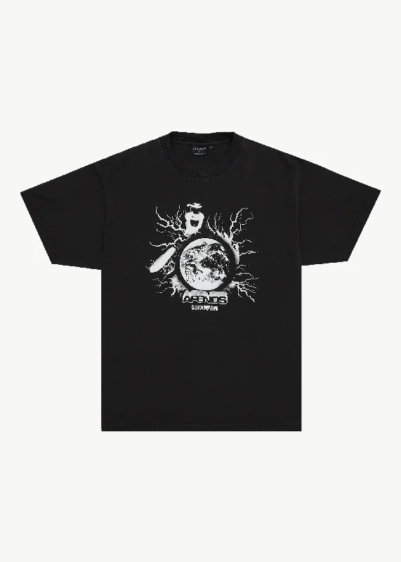 Men's lightweight performance t - shirts for running marathonsAFENDS Mens Doom Gen - Boxy Fit Tee - Stone Black Men's lightweight performance t - shirts for running marathonsAFENDS Mens Doom Gen - Boxy Fit Tee - Stone Black