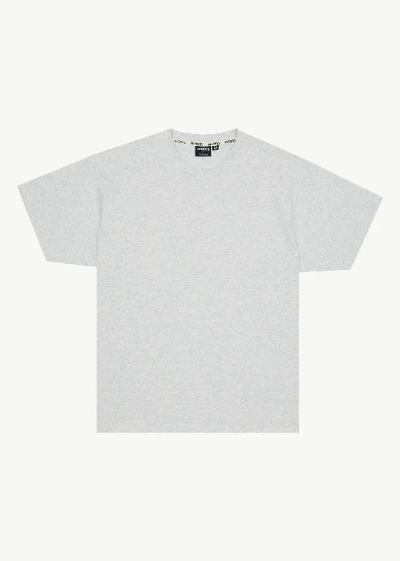 Men's ribbed t - shirts with a textured finish for added styleAFENDS Mens Genesis - Heavy Boxy Tee - Grey Marle Men's ribbed t - shirts with a textured finish for added styleAFENDS Mens Genesis - Heavy Boxy Tee - Grey Marle