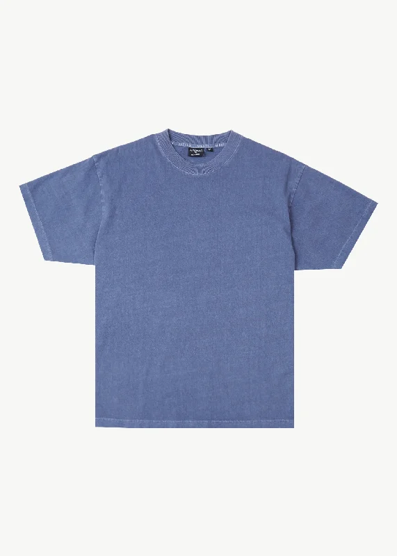 Men's button - front t - shirts with a unique artistic printAFENDS Mens Genesis - Heavy Boxy Tee - Washed Marlin Men's button - front t - shirts with a unique artistic printAFENDS Mens Genesis - Heavy Boxy Tee - Washed Marlin