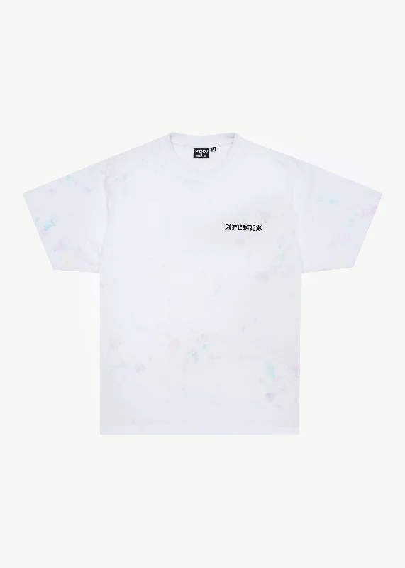 Men's printed Hawaiian t - shirts for tropical vacationsAFENDS Mens Tie Die - Boxy Fit Tee - White Men's printed Hawaiian t - shirts for tropical vacationsAFENDS Mens Tie Die - Boxy Fit Tee - White