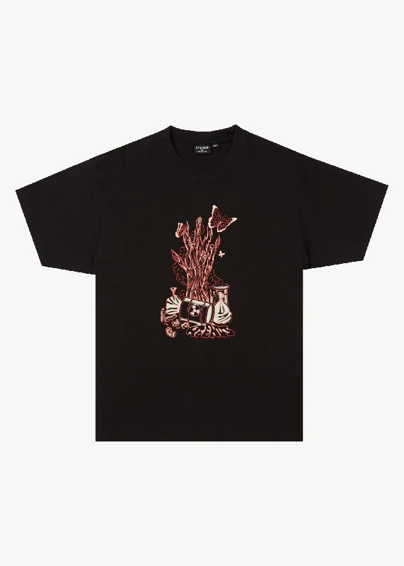 Men's plus - size pocket t - shirts with a classic lookAFENDS Mens Regrowth - Boxy Fit Tee - Black Men's plus - size pocket t - shirts with a classic lookAFENDS Mens Regrowth - Boxy Fit Tee - Black