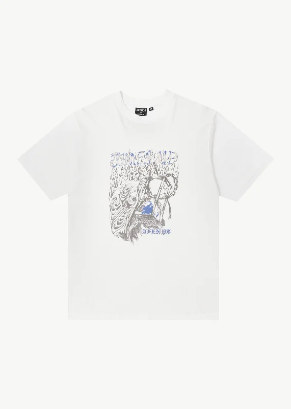 Men's plus - size pocket t - shirts with a classic lookAFENDS Mens Times Up - Retro Fit Tee - White Men's plus - size pocket t - shirts with a classic lookAFENDS Mens Times Up - Retro Fit Tee - White