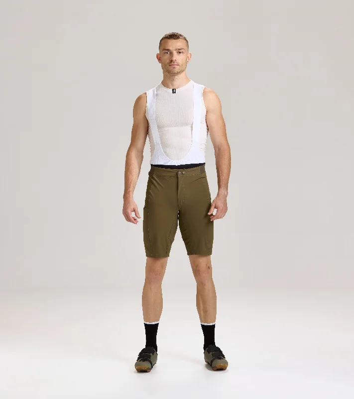 Men's button - fly denim work shorts for durability on the jobARC Overshorts