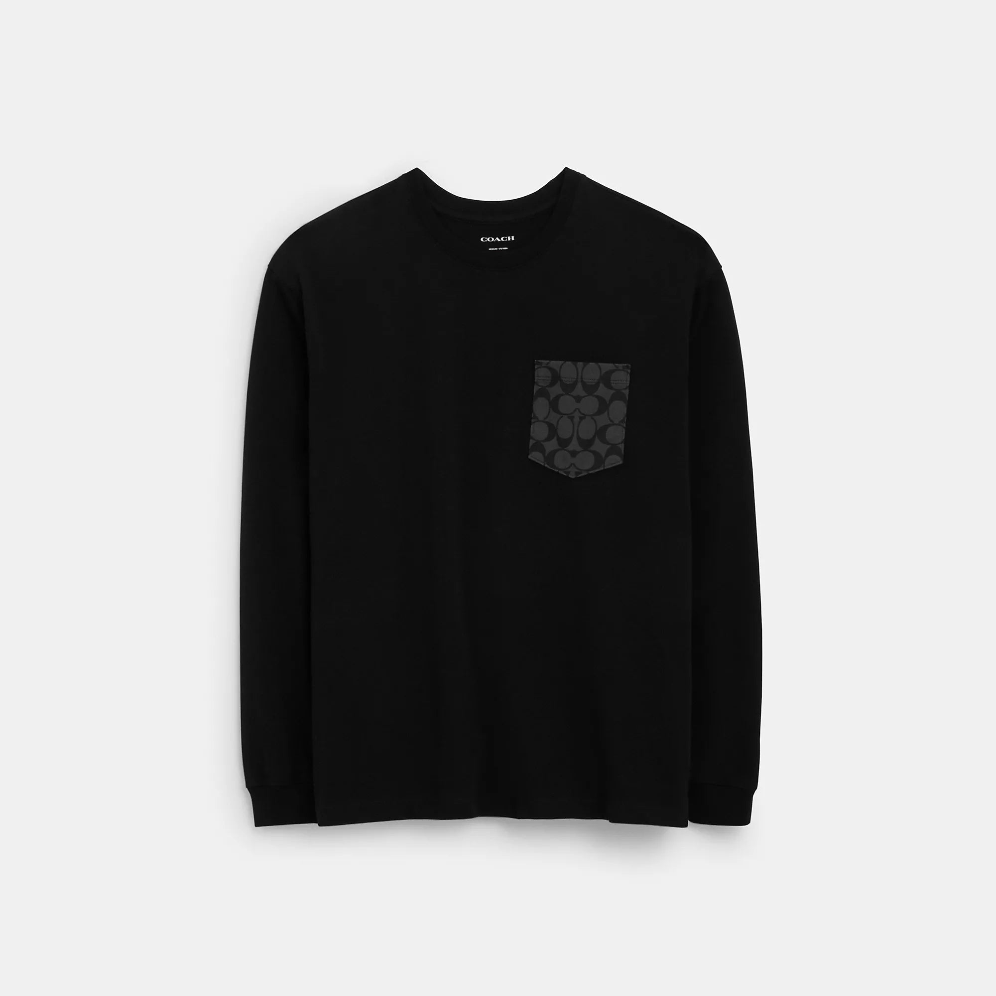 Men's distressed denim - look t - shirts with a rugged appealCoach Outlet Signature Long Sleeve T Shirt In Organic Cotton Men's distressed denim - look t - shirts with a rugged appealCoach Outlet Signature Long Sleeve T Shirt In Organic Cotton