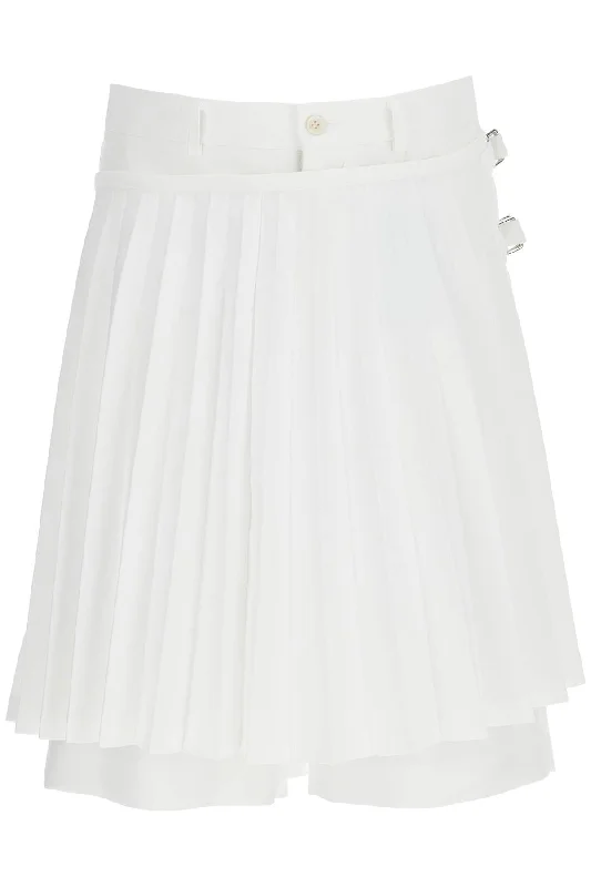 Men's high - waisted swim shorts with UPF protection for beach vacationsComme Des Garcons Homme Plus Men's Kilt Panel Bermuda Shorts With Men's high - waisted swim shorts with UPF protection for beach vacationsComme Des Garcons Homme Plus Men's Kilt Panel Bermuda Shorts With