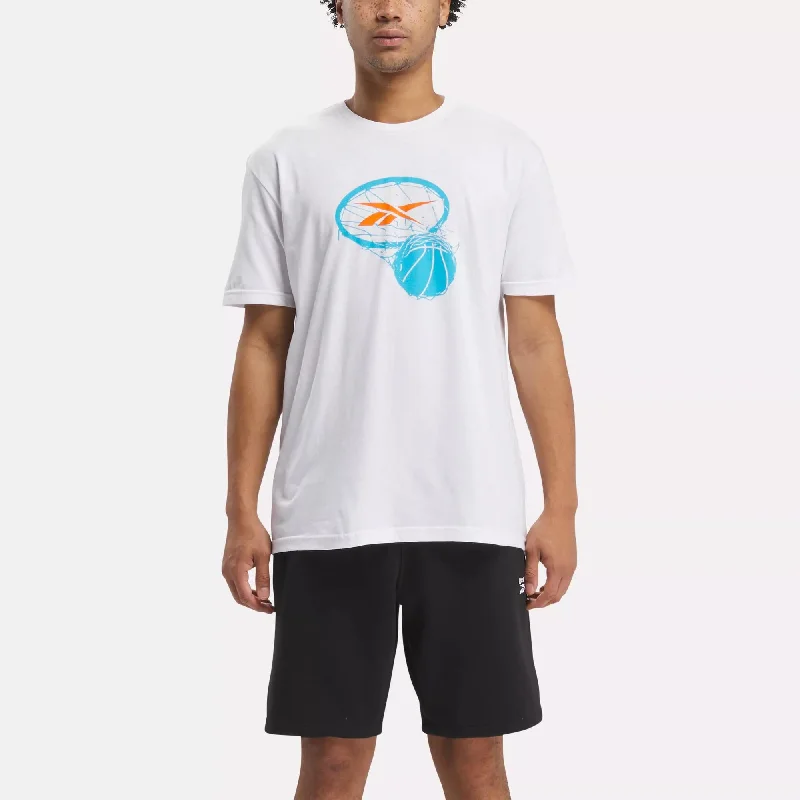 Men's ribbed t - shirts with a textured finish for added styleDowntown Basketball Tee Men's ribbed t - shirts with a textured finish for added styleDowntown Basketball Tee