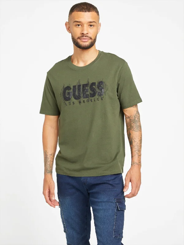 Men's organic cotton crew - neck t - shirts for everyday comfortEco Beats Logo Tee