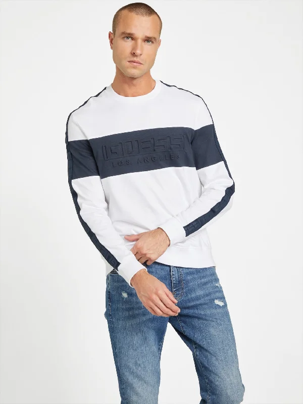 Men's mock - neck t - shirts with a modern and sleek styleEco Denbi Embossed Tee