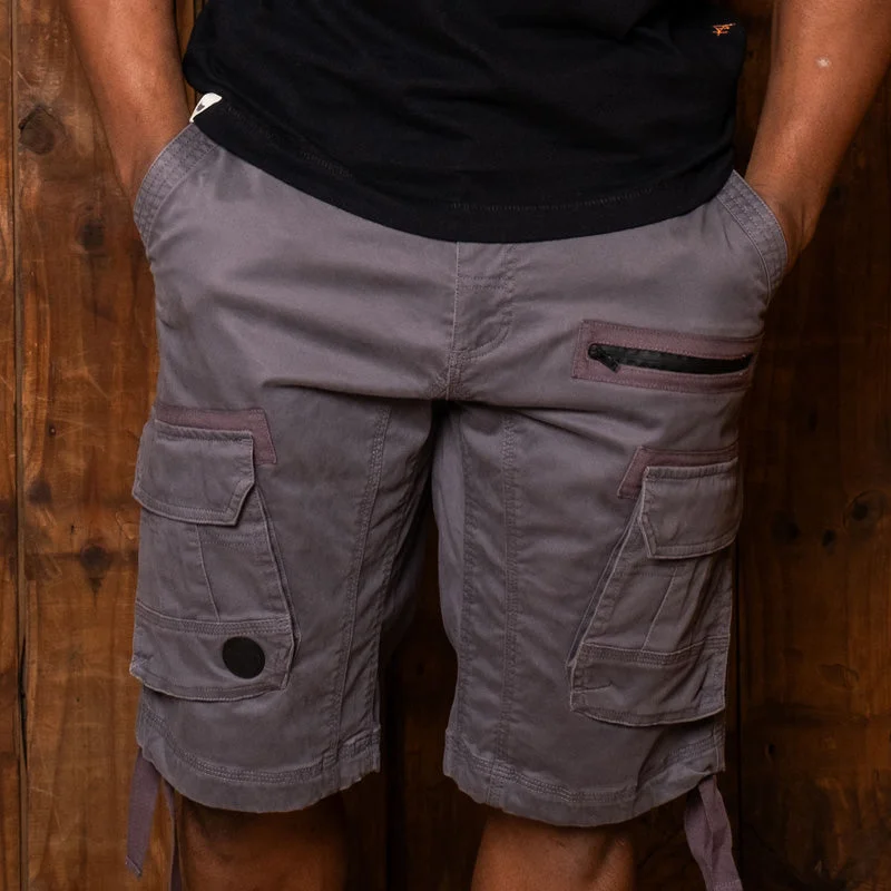 Men's wide - leg linen blend shorts for a relaxed beachside vibeExpedition Short 23-24 Slate Men's wide - leg linen blend shorts for a relaxed beachside vibeExpedition Short 23-24 Slate