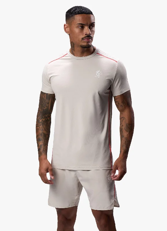 Men's organic cotton crew - neck t - shirts for everyday comfortGym King Flex Tee - Clay Men's organic cotton crew - neck t - shirts for everyday comfortGym King Flex Tee - Clay