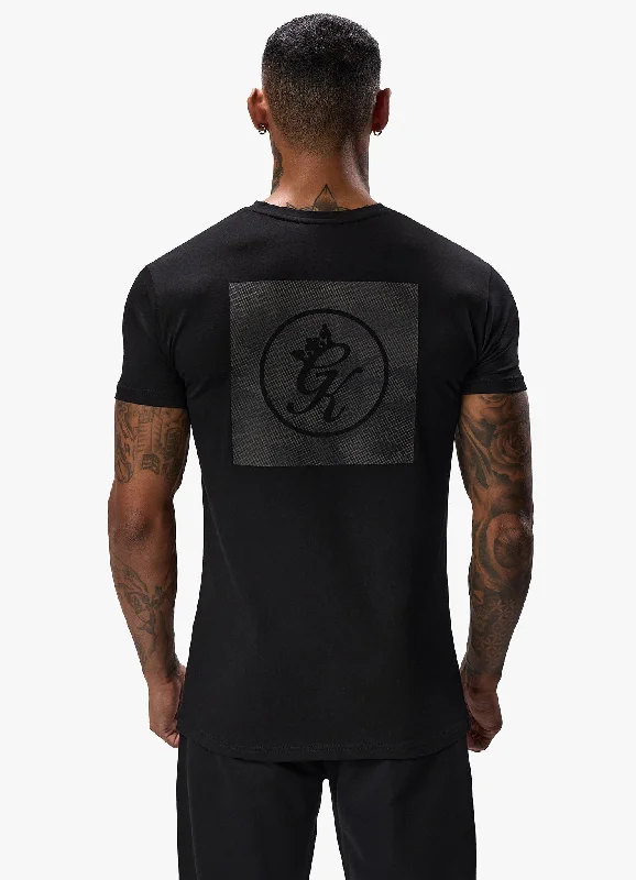 Men's lightweight performance t - shirts for running marathonsGym King Box Logo Jersey Tee - Black Men's lightweight performance t - shirts for running marathonsGym King Box Logo Jersey Tee - Black