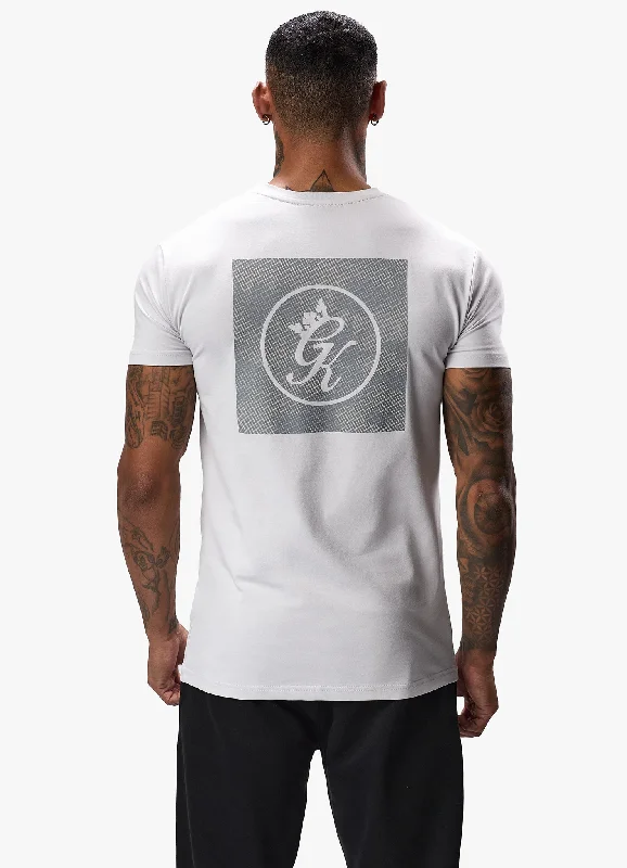 Men's plus - size pocket t - shirts with a classic lookGym King Box Logo Jersey Tee - Light Grey Men's plus - size pocket t - shirts with a classic lookGym King Box Logo Jersey Tee - Light Grey