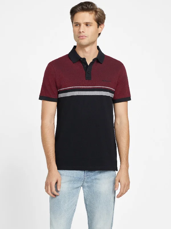 Men's tie - dye t - shirts with a bohemian styleHendrix Color-Block Polo