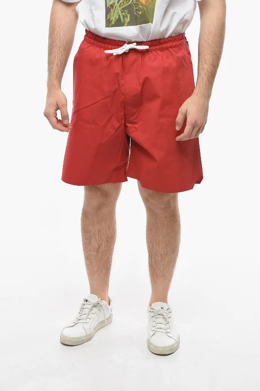 Men's breathable cotton athletic shorts for intense workoutsJ.Press 3 Pockets Shorts With Contrasting Laces Men's breathable cotton athletic shorts for intense workoutsJ.Press 3 Pockets Shorts With Contrasting Laces