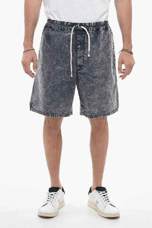 Men's zip - pocket canvas shorts for added functionality during travelJ.Press Denim Wide-leg Shorts with Drawstring Men's zip - pocket canvas shorts for added functionality during travelJ.Press Denim Wide-leg Shorts with Drawstring