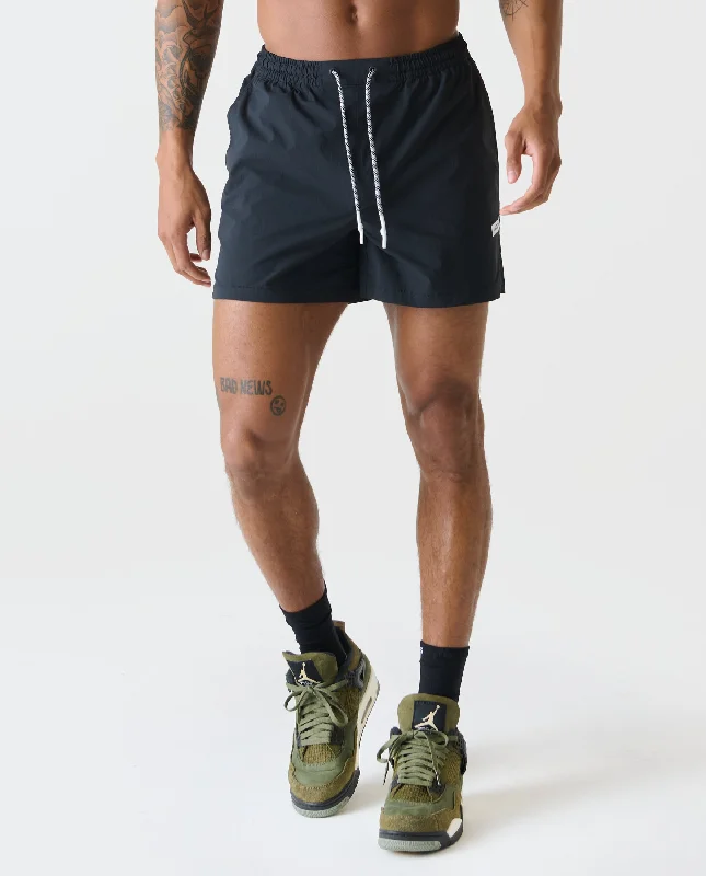 Men's plaid pattern wool blend shorts for a preppy fall styleLennox Short Black