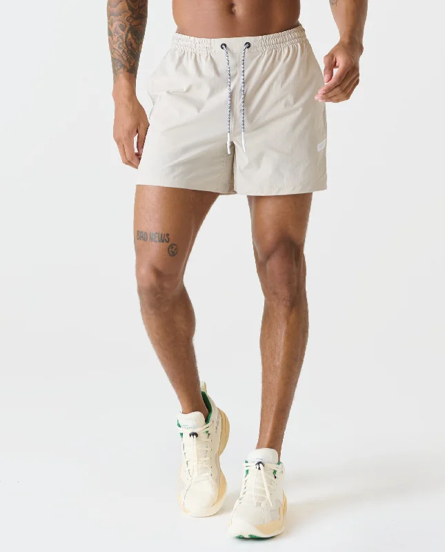 Men's wide - leg linen blend shorts for a relaxed beachside vibeLennox Short Dune