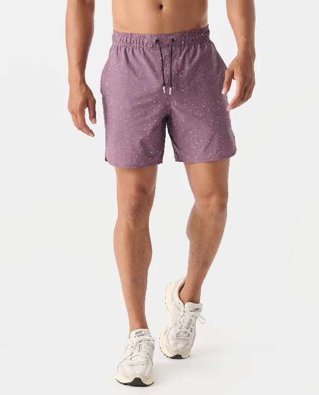 Men's camo print cargo shorts for outdoor adventuresLuka HD Arctic Dusk Splatter