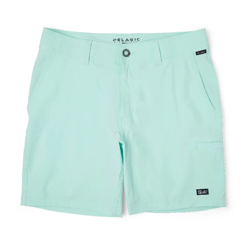 Men's high - waisted swim shorts with UPF protection for beach vacationsMako
