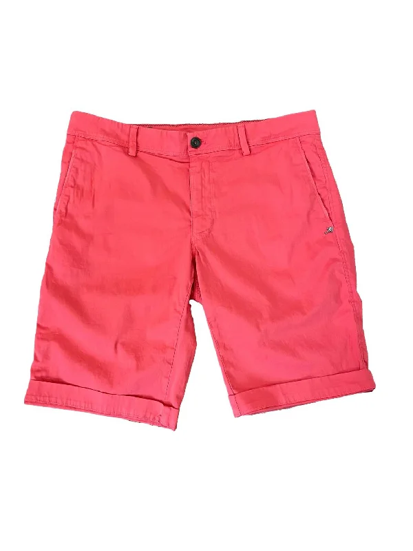 Men's plaid pattern wool blend shorts for a preppy fall styleMen's Eisenhower 1 Shorts In Red