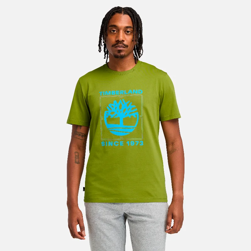 Men's mock - neck t - shirts with a modern and sleek styleMen's Seasonal Logo Short Sleeve T-Shirt Men's mock - neck t - shirts with a modern and sleek styleMen's Seasonal Logo Short Sleeve T-Shirt