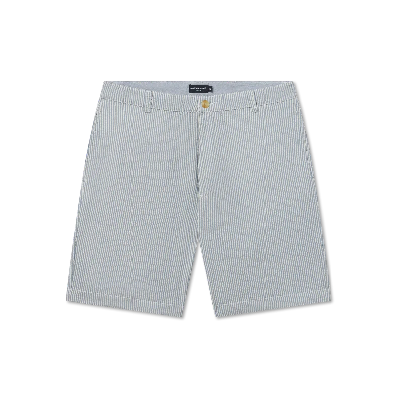 Men's breathable cotton athletic shorts for intense workoutsSeersucker Regatta Short 8in. Flat Men's breathable cotton athletic shorts for intense workoutsSeersucker Regatta Short 8in. Flat