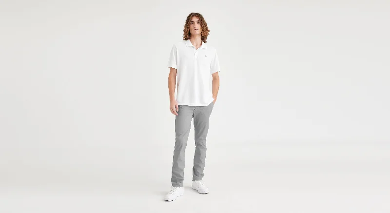 Men's zip - pocket canvas shorts for added functionality during travelMen's Skinny Fit Smart 360 Flex California Chino Pants Men's zip - pocket canvas shorts for added functionality during travelMen's Skinny Fit Smart 360 Flex California Chino Pants