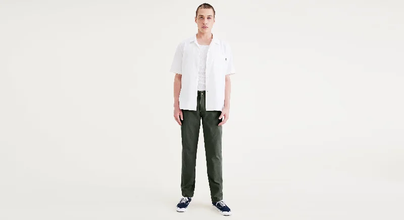 Men's elastic waistband lounge shorts for lazy weekends at homeMen's Slim Fit Smart 360 Flex California Chino Pants Men's elastic waistband lounge shorts for lazy weekends at homeMen's Slim Fit Smart 360 Flex California Chino Pants