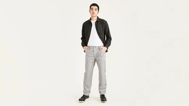 Men's pastel - colored cotton shorts for a spring - friendly outfitMen's Straight Fit Utility Pants Men's pastel - colored cotton shorts for a spring - friendly outfitMen's Straight Fit Utility Pants