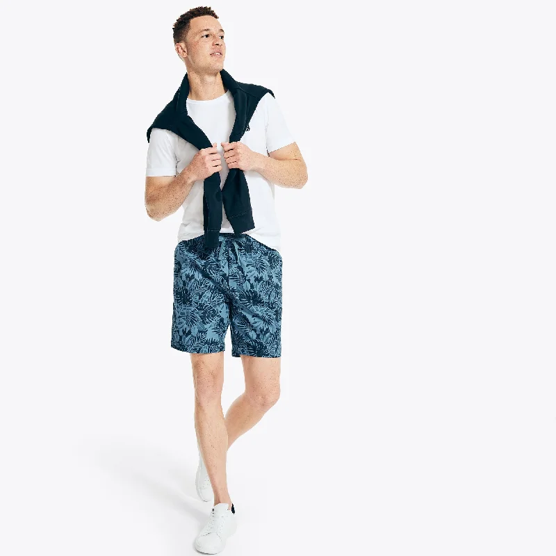 Men's button - fly denim work shorts for durability on the jobNautica Mens 8" Printed Pull-On Short Men's button - fly denim work shorts for durability on the jobNautica Mens 8" Printed Pull-On Short