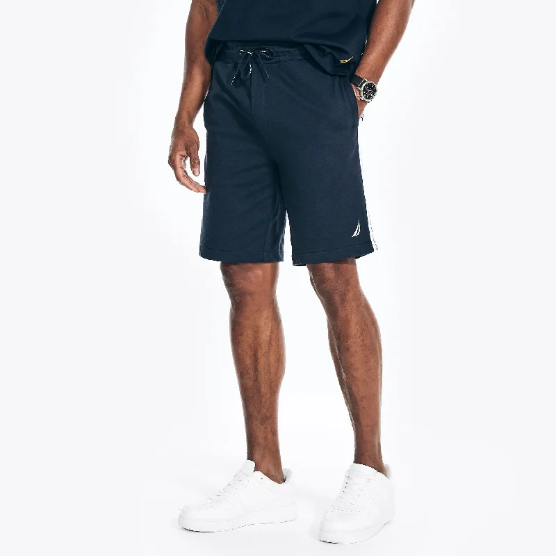 Men's elastic waistband lounge shorts for lazy weekends at homeNautica Mens 9" Terry Short Men's elastic waistband lounge shorts for lazy weekends at homeNautica Mens 9" Terry Short