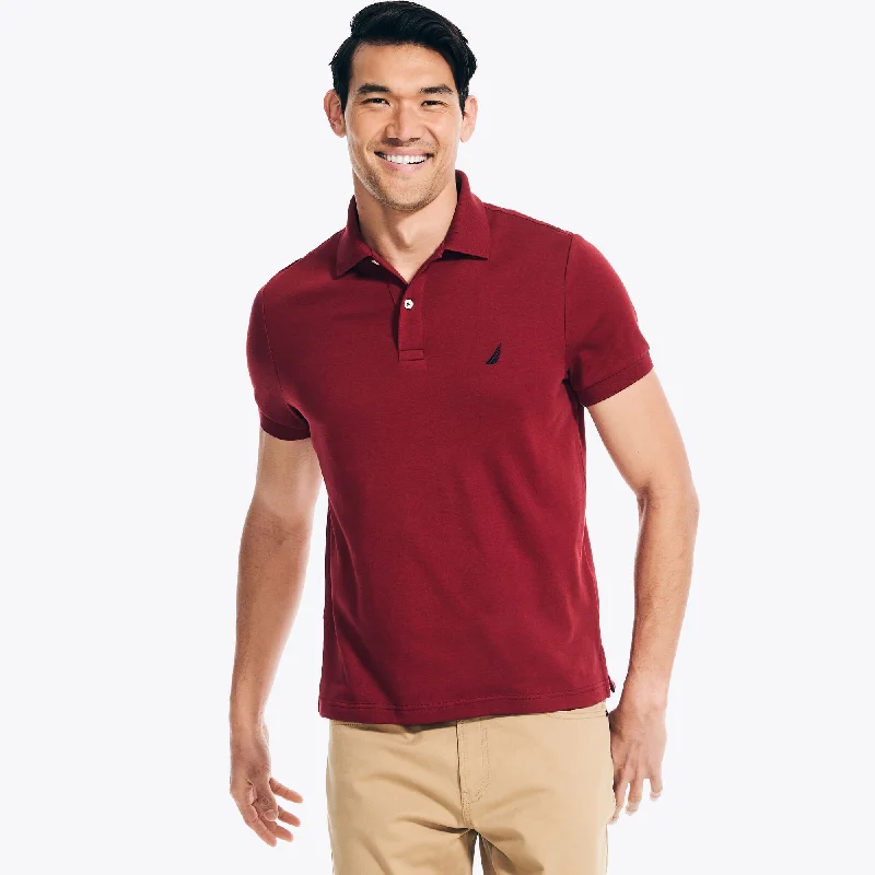 Men's organic cotton crew - neck t - shirts for everyday comfortNautica Mens Slim Fit Interlock Polo Men's organic cotton crew - neck t - shirts for everyday comfortNautica Mens Slim Fit Interlock Polo