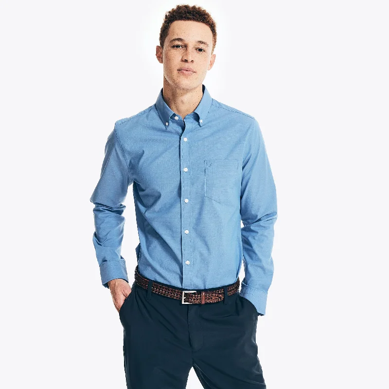 Men's eco - friendly recycled t - shirts for sustainable fashion choicesNautica Mens Wrinkle-Resistant Wear To Work Poplin Shirt Men's eco - friendly recycled t - shirts for sustainable fashion choicesNautica Mens Wrinkle-Resistant Wear To Work Poplin Shirt