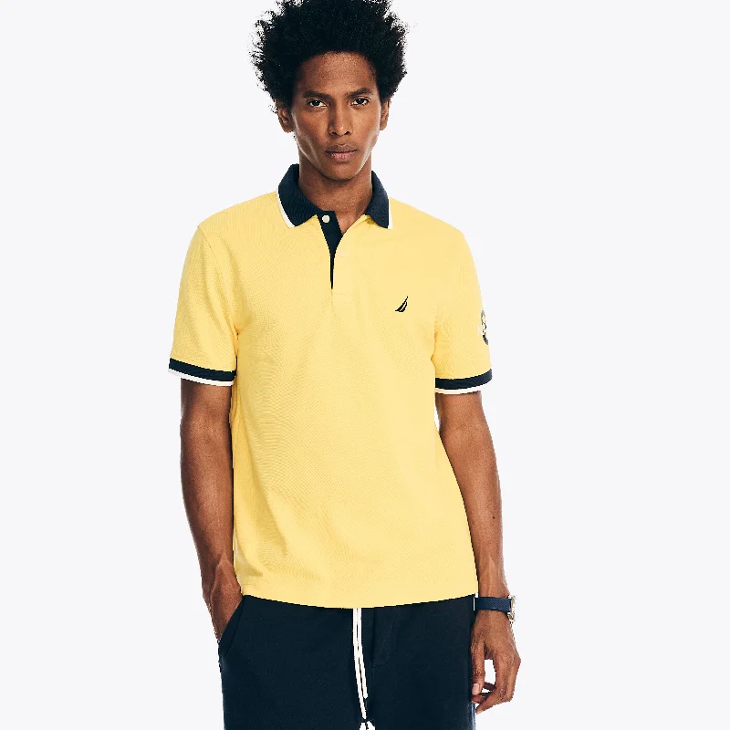 Men's tie - dye t - shirts with a bohemian styleNautica Mens Sustainably Crafted Classic Fit Polo Men's tie - dye t - shirts with a bohemian styleNautica Mens Sustainably Crafted Classic Fit Polo