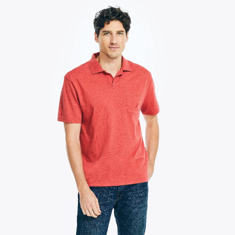 Men's organic cotton crew - neck t - shirts for everyday comfortNautica Mens Sustainably Crafted Relaxed Fit Polo Men's organic cotton crew - neck t - shirts for everyday comfortNautica Mens Sustainably Crafted Relaxed Fit Polo