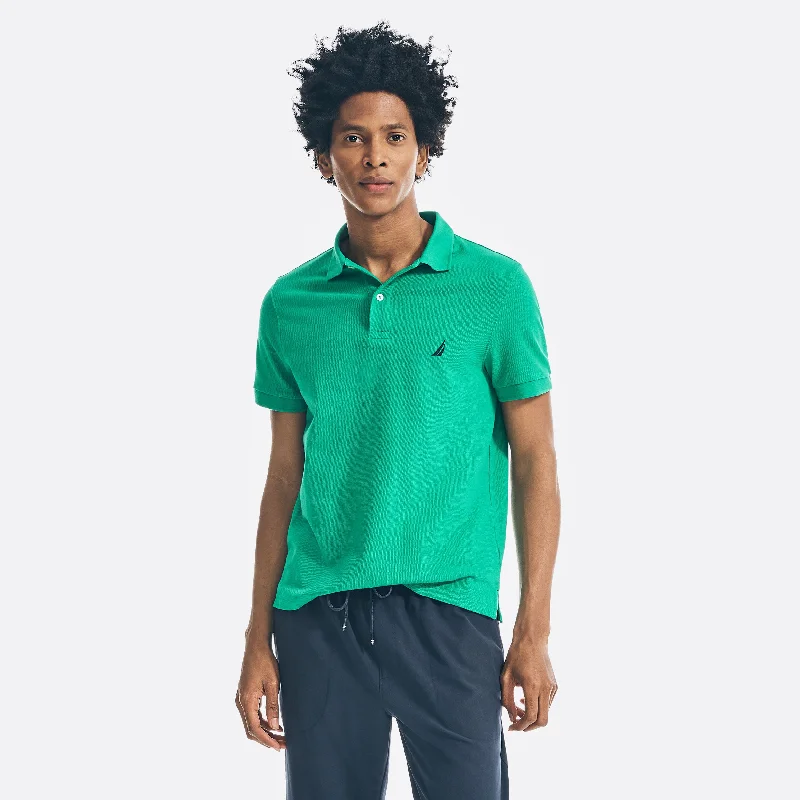 Men's short - sleeve linen t - shirts for summer beach outingsNautica Slim Fit Deck Polo Men's short - sleeve linen t - shirts for summer beach outingsNautica Slim Fit Deck Polo